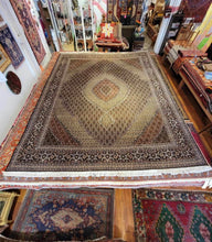 Load image into Gallery viewer, Vintage Hand Knotted Persian Mahi Tabriz (8’5” x 11’3”)