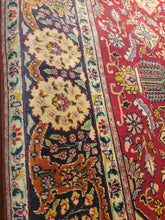 Load image into Gallery viewer, Vintage Hand Knotted Persian Tabriz (9'6" x 13'6")