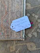 Load image into Gallery viewer, Vintage Hand Knotted Turkish Rug (16" x 36")