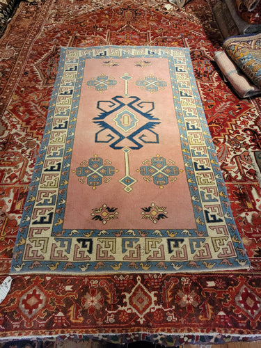 Vintage Hand Knotted Turkish Rug (3'8