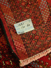 Load image into Gallery viewer, Vintage Hand Knotted Persian Turkoman (1'11" x 4'3")