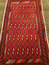 Load image into Gallery viewer, Vintage Hand Knotted Persian Turkoman (1'11" x 4'3")