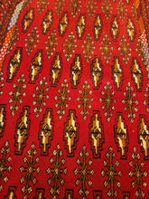 Load image into Gallery viewer, Vintage Hand Knotted Persian Turkoman (1'11" x 4'3")