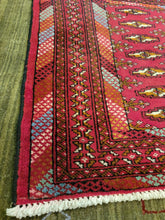 Load image into Gallery viewer, Vintage Hand Knotted Persian Turkoman (1'11" x 4'3")