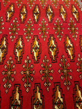 Load image into Gallery viewer, Vintage Hand Knotted Persian Turkoman (1'11" x 4'3")