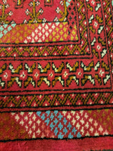 Load image into Gallery viewer, Vintage Hand Knotted Persian Turkoman (1'11" x 4'3")