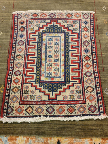 Vintage Hand Knotted Persian Turkoman (27