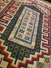 Load image into Gallery viewer, Vintage Hand Knotted Persian Turkoman (27" x 34")