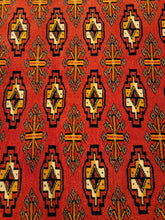 Load image into Gallery viewer, Vintage Hand Knotted Persian Turkoman (2'1" x 3'10")