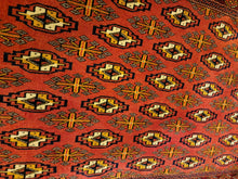 Load image into Gallery viewer, Vintage Hand Knotted Persian Turkoman (2'1" x 3'10")