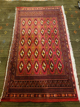 Load image into Gallery viewer, Vintage Hand Knotted Persian Turkoman (2'1" x 3'11")