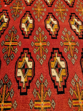 Load image into Gallery viewer, Vintage Hand Knotted Persian Turkoman (2'1" x 3'11")