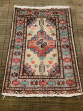 Load image into Gallery viewer, Vintage Hand Knotted Persian Turkoman (2' x 2'9")