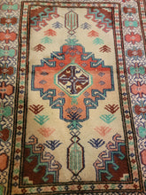 Load image into Gallery viewer, Vintage Hand Knotted Persian Turkoman (2' x 2'9")