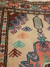 Load image into Gallery viewer, Vintage Hand Knotted Persian Turkoman (2' x 2'9")
