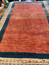 Load image into Gallery viewer, Vintage Hand Knotted Persian Gabbeh (4&#39;3&quot; x 6&#39;3&quot;)