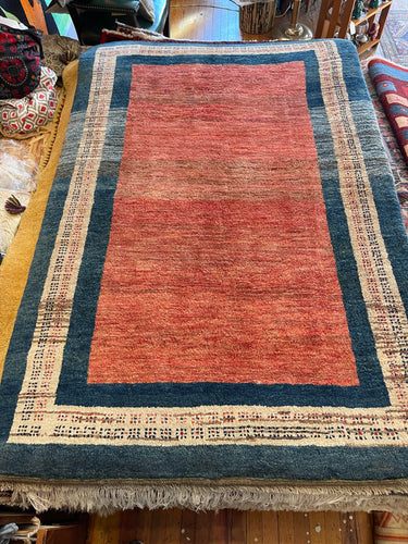 Vintage Hand Knotted Persian Gabbeh (4'3