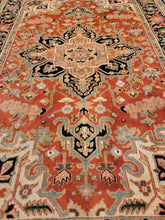 Load image into Gallery viewer, Hand Knotted Indian Heriz Rug (6&#39;1&quot; x 9&#39;6&quot;)